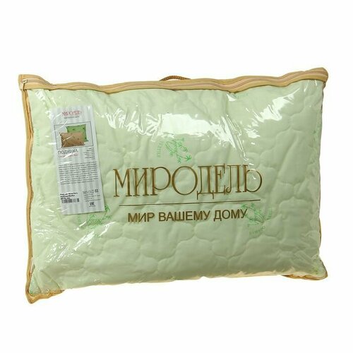 Подушка Зима-Лето 50 70 см бамбуковое волокноверблюжья шерсть тик 1333₽