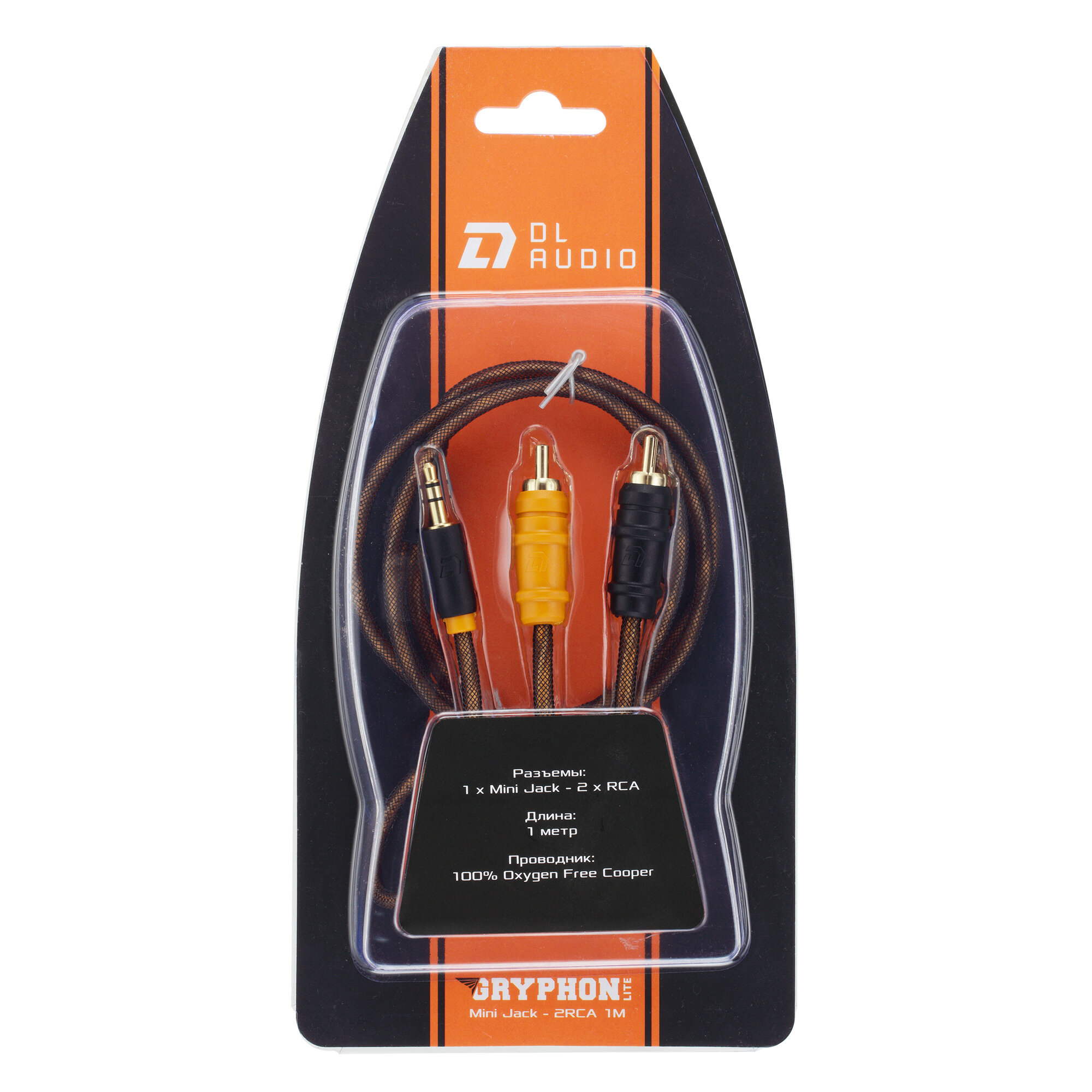 Межблочный кабель DL Audio Gryphon Lite Mini Jack 2RCA 1M