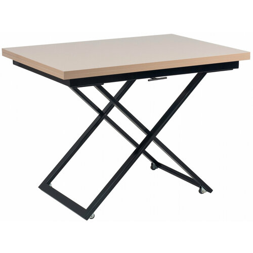 Стол-трансформер Levmar Compact G41/S53 Капучино глянец/Черный Капучино глянец/Черный