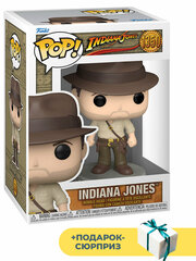 Фигурка POP! Индиана Джонс + Подарок Indiana Jones №1350 головотряс подставка 12,5 см
