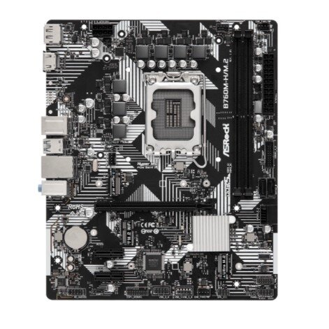 Материнская плата ASROCK B760M-H/M.2, LGA 1700, Intel B760, mATX, Ret