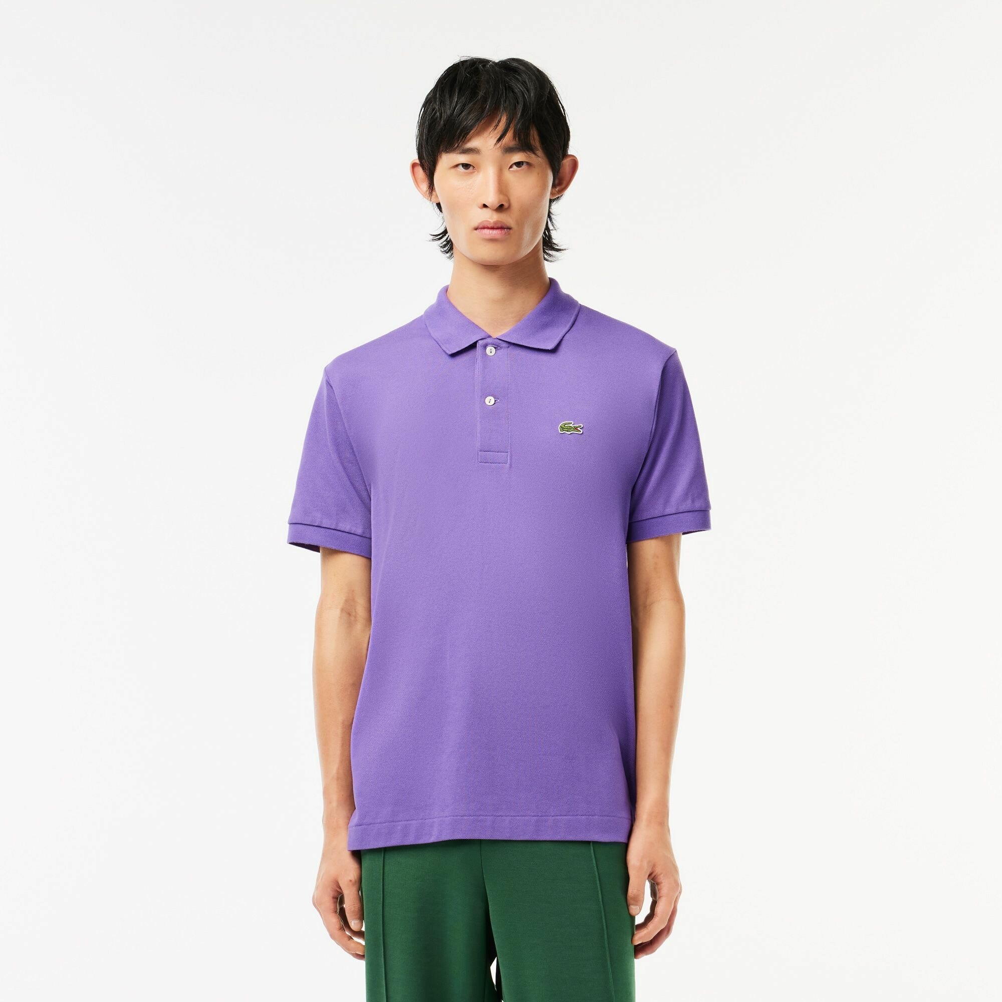 Мужское поло Lacoste L1212 Classic fit, L1212, фиолетовый, 48