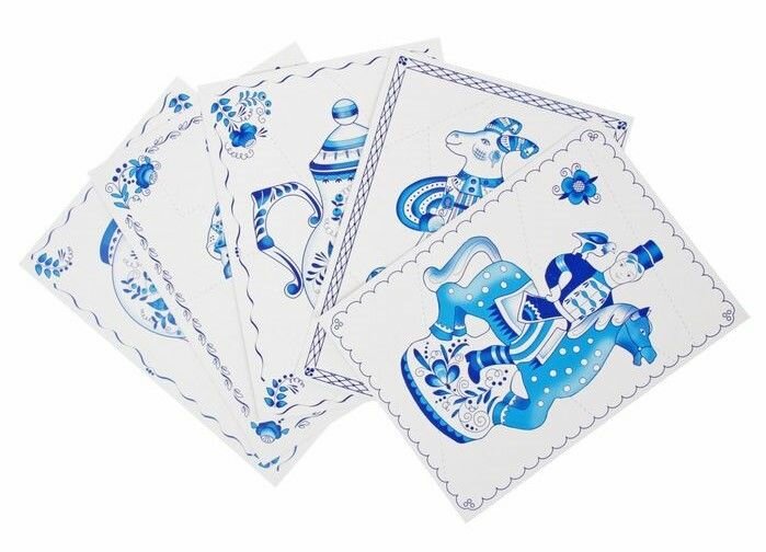 Развивающая игра "Гжель" — фото 1