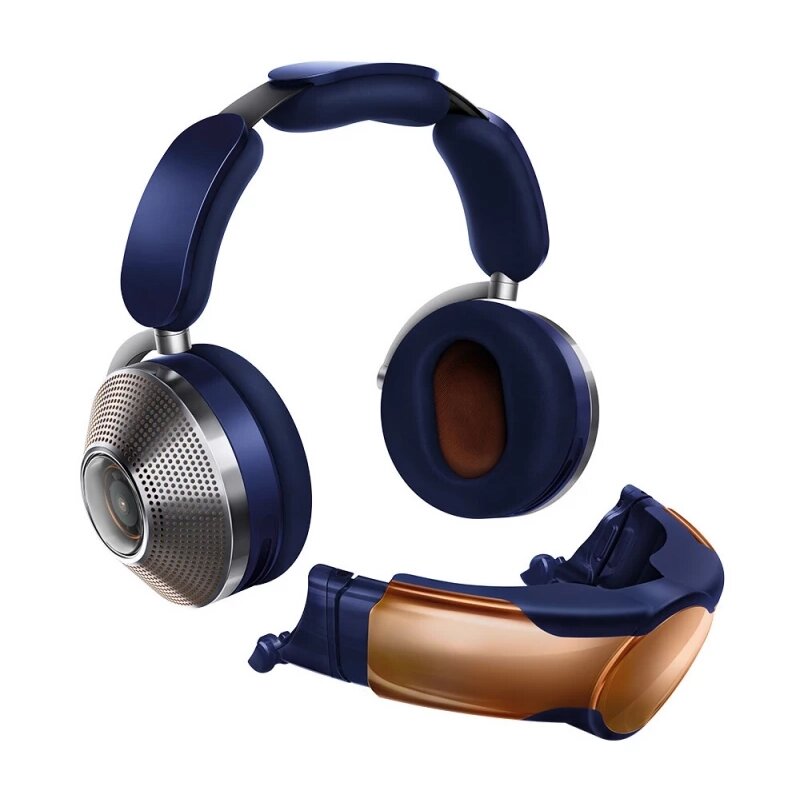 Беспроводные наушники Dyson Zone Headphones Absolute Plus с очистителем воздуха, берлинская лазурь/яркая медь