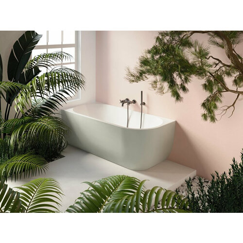 Ванна акриловая TREESSE CORA V057BO SX, в левый угол, белая матовая, 170 см