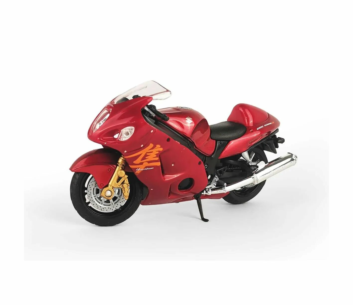 Мотоцикл WELLY 1:18 Suzuki Hayabusa, красный