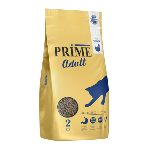 Prime ADULT сухой корм для кошек с 12 мес с курицей 12661₽