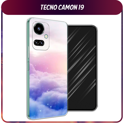 Силиконовый чехол на Tecno Camon 19/19 Pro 4G / Текно Камон 19/19 Про 4G Небеса силиконовый чехол на tecno camon 19 19 pro 4g текно камон 19 19 про 4g белая кошка с цветами