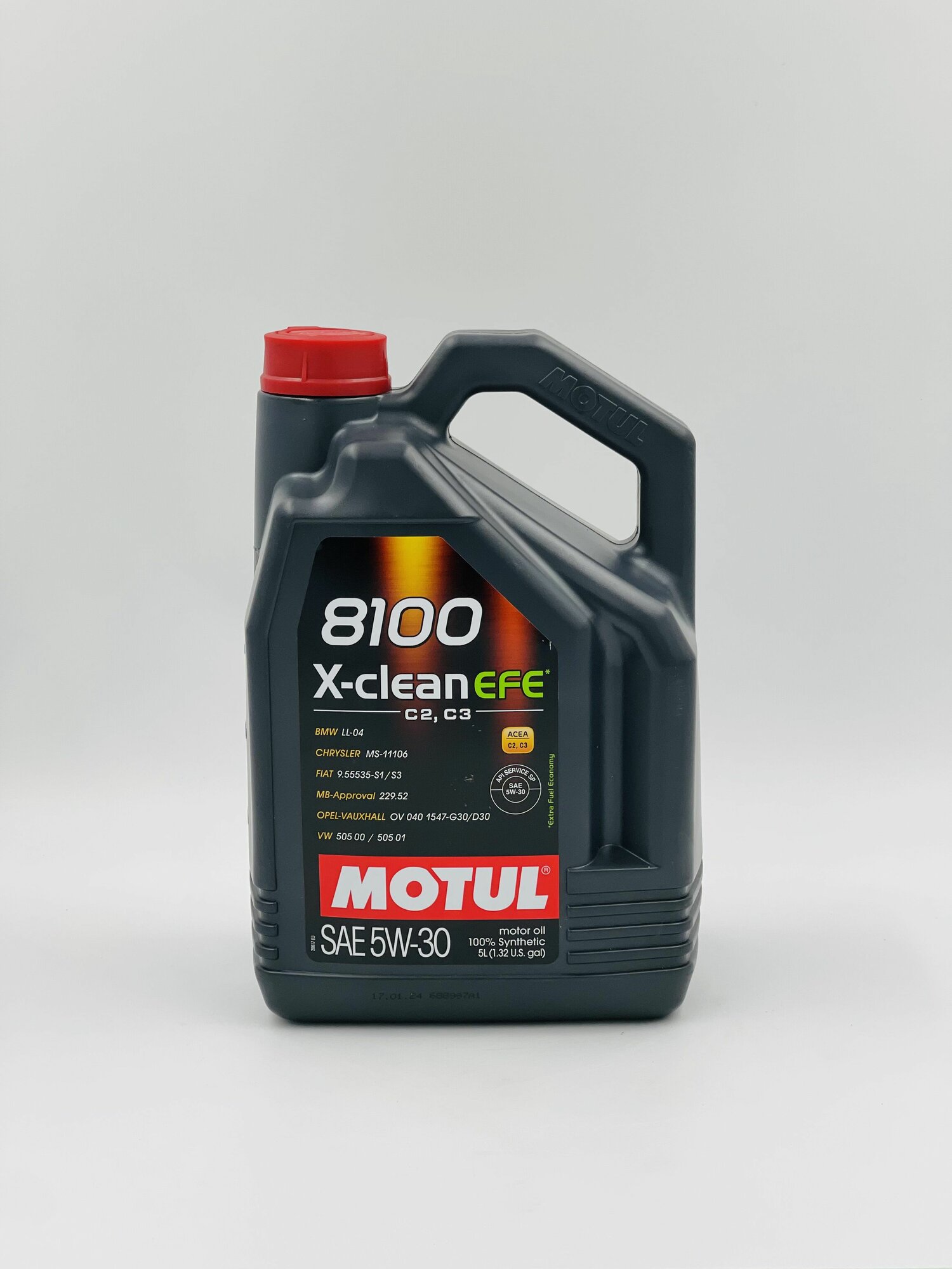 Масло моторное Motul 8100 X-clean efe C2 C3 5w-30, синтетическое 5л
