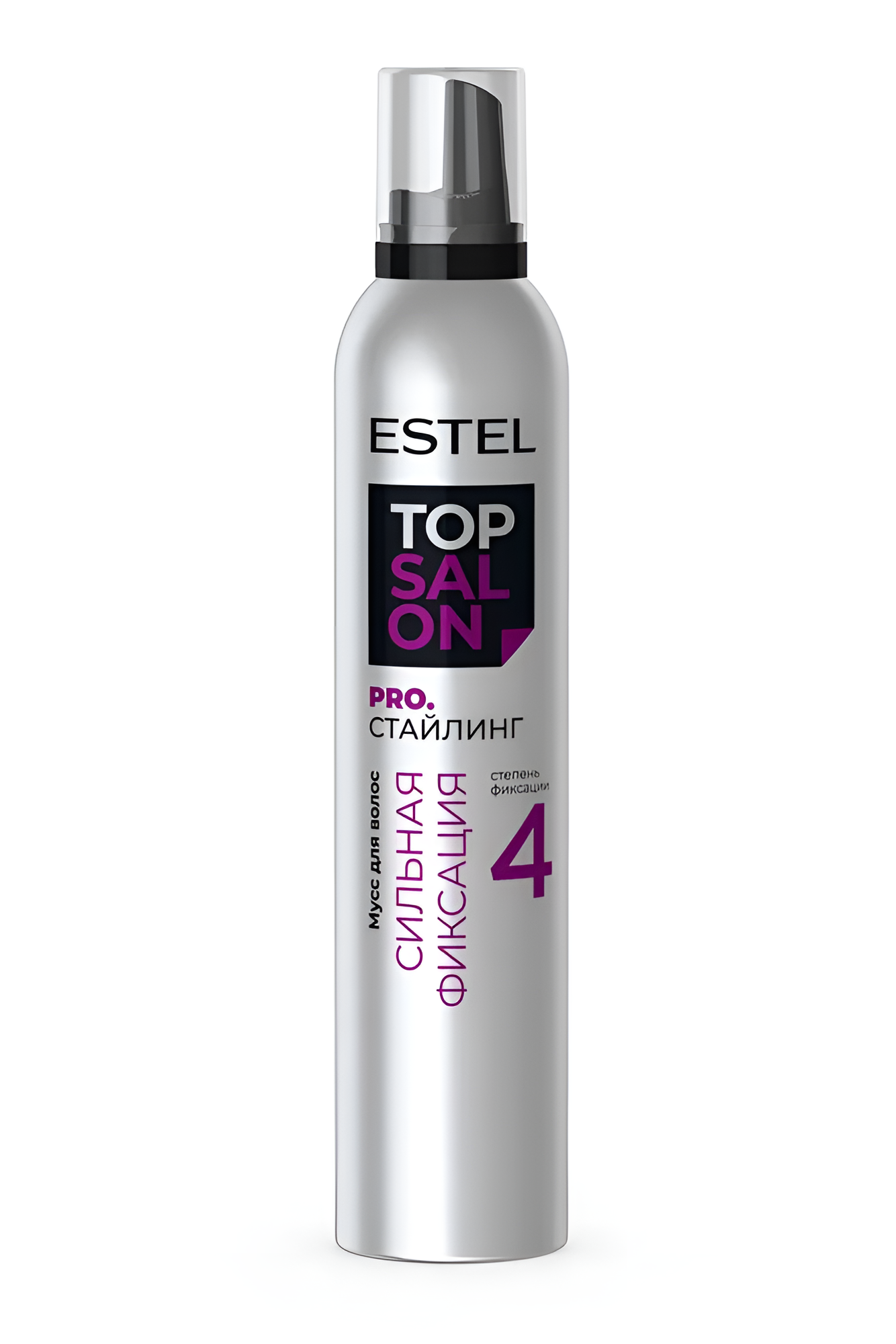 ESTEL / TOP SALON – Мусс для волос сильной фиксации PRO.стайлинг, 350мл (арт.: ETS/M4/350)