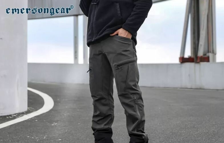 Брюки "Pelican" soft shell серые — фото 1