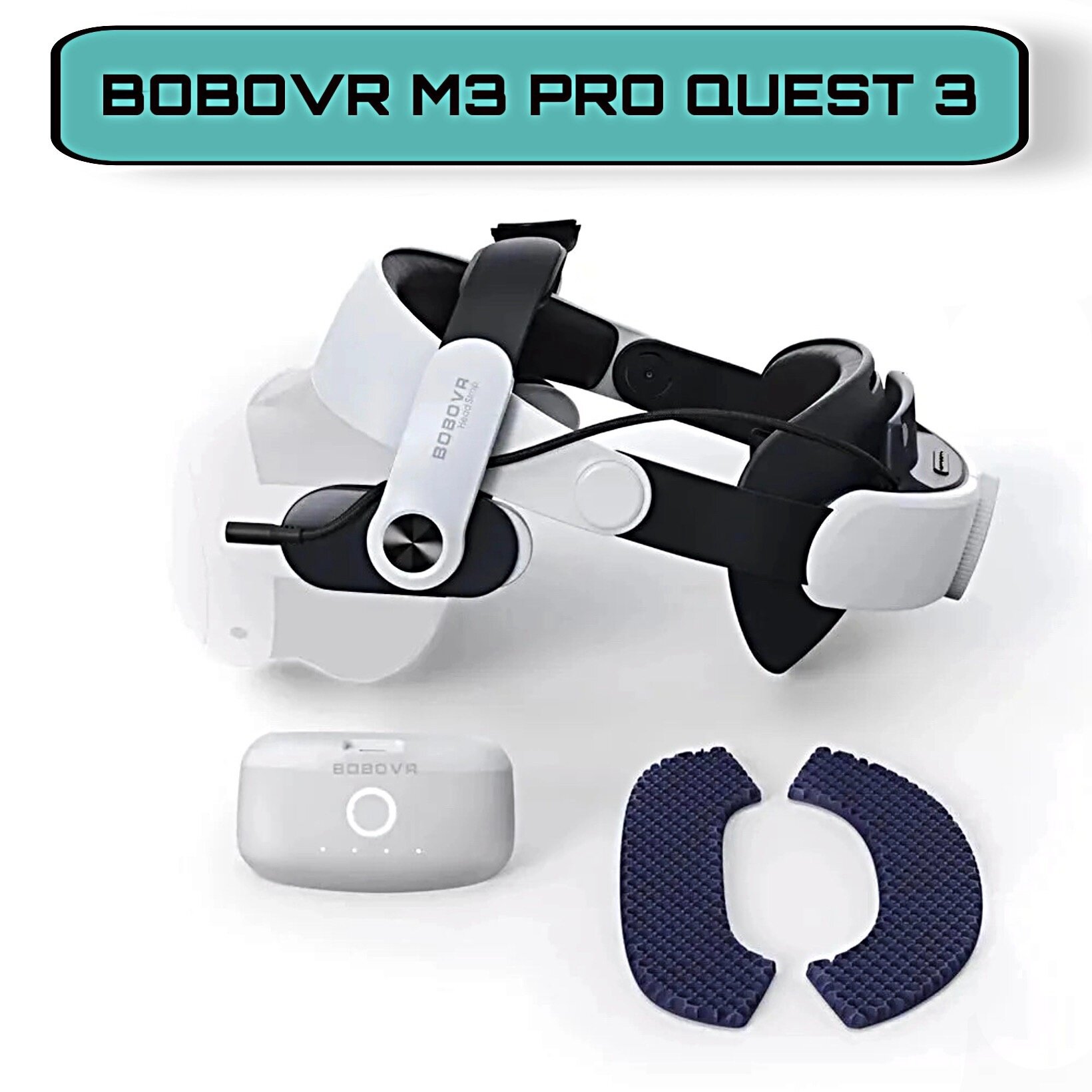 Крепление для Oculus Quest 3 BOBOVR M3 PRO Battery