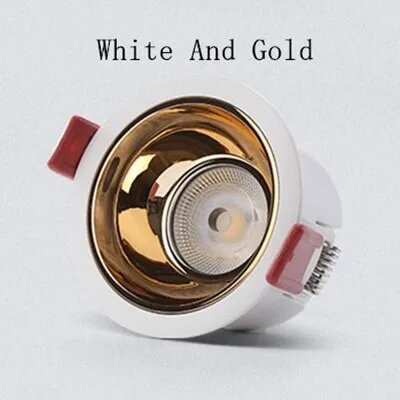 Светодиодный потолочный светильник White And Gold, 12W, 3000K