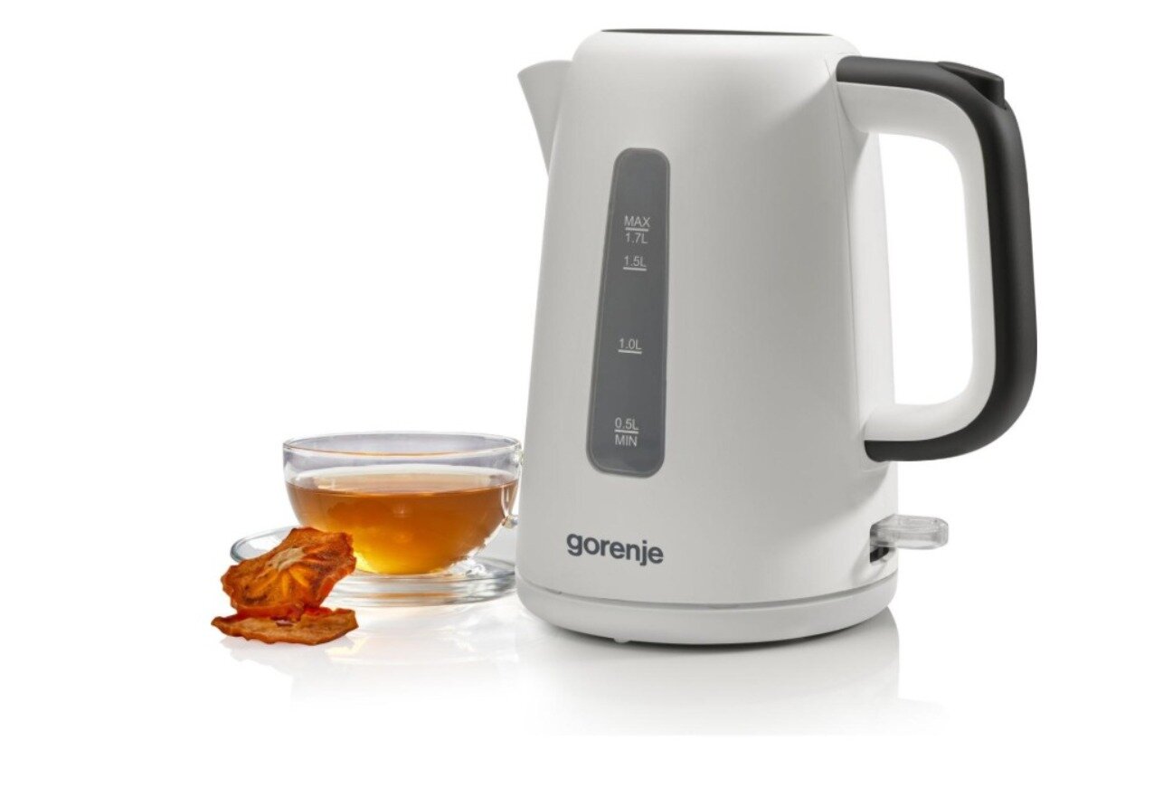 Электрический чайник Gorenje K17XG, белый, (742317)