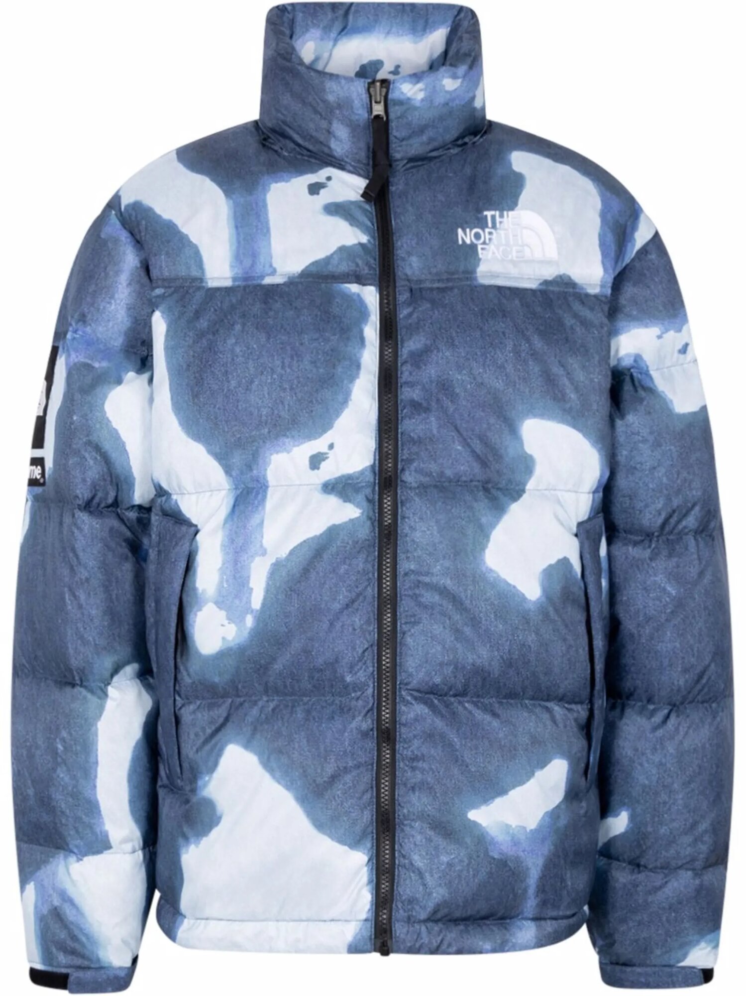 Куртка Supreme Nuptse TNF, размер XL, синий