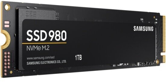 SSD диск Samsung M.2 980 1000 Гб PCIe Gen 3.0 x4 V-NAND 3bit MLC (MZ-V8V1T0BW)