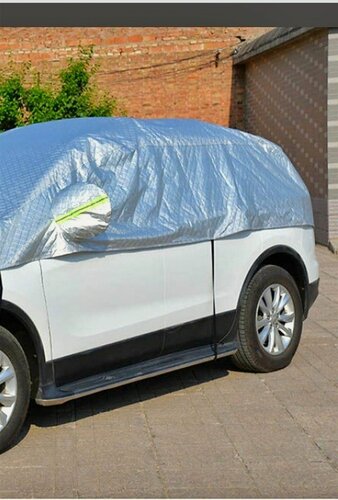 Изображение товара Универсальная накидка на внедорожник от солнца, снега и льда. Чехол - шторка солнцезащитная автомобильная