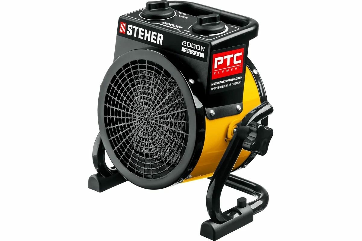 Пушка тепл. эл. STEHER SEK-3R круг 2Квт 150м3/час 220В