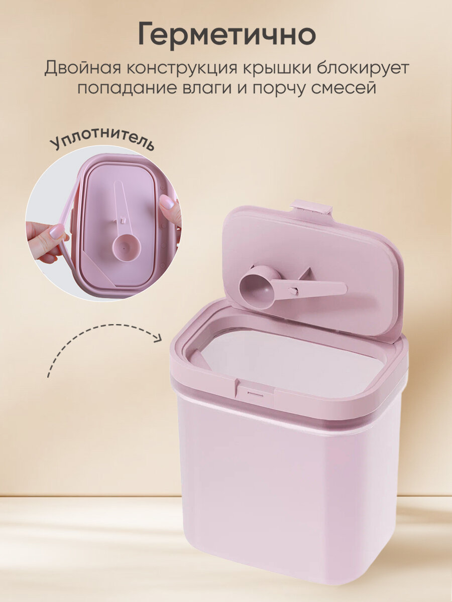 Контейнер для смеси детской, 2000 ml, Paomma, для новорожденных — фото 1