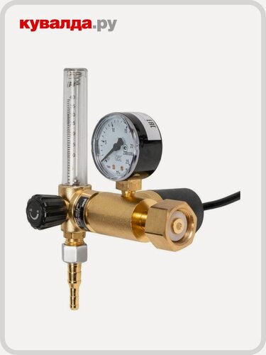 Изображение товара Регулятор расхода газа KRASS У 30/АР 40П Р 220V для углекислоты и аргона поверенный