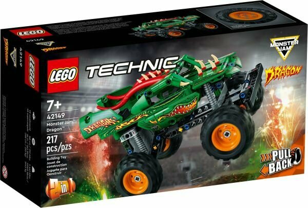 Lego 42149 Technic Monster Jam Дракон