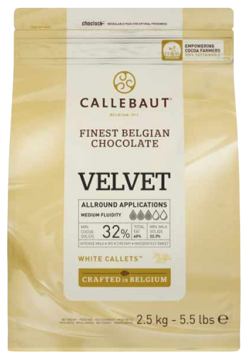 Callebaut Шоколадные капли Velvet