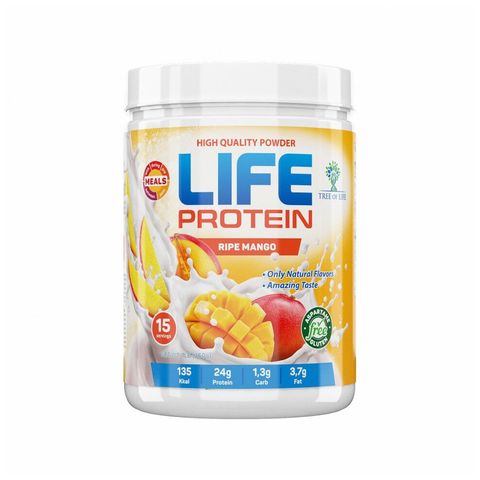 Tree of Life Life Protein 454 г Ripe mango