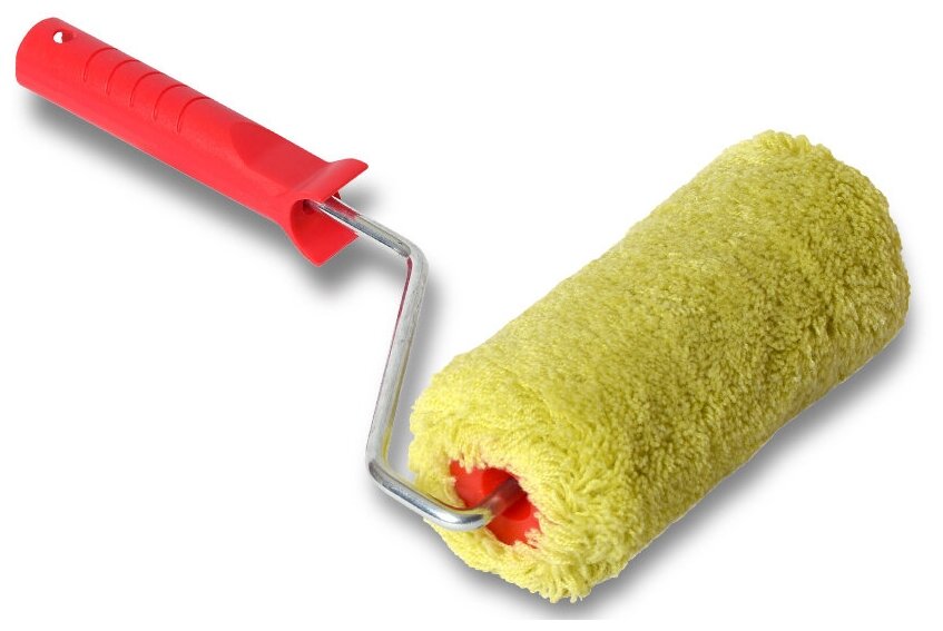 Валик малярный в сборе "Полиакрил", 180 мм, ворс 18 мм, VIRTUS — фото 1