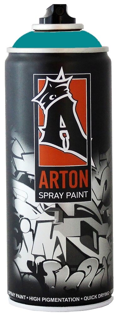 Аэрозольная краска для граффити и дизайна Arton A636 Mermaid 520 мл (цвет морской волны)