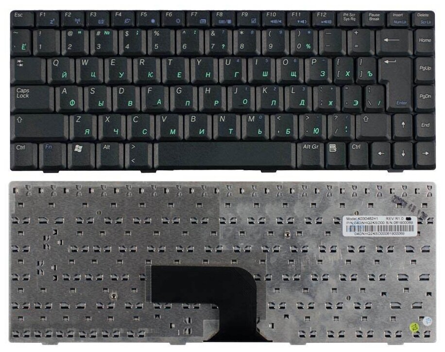Клавиатура для ноутбука Asus R1E русская черная версия 1 840₽