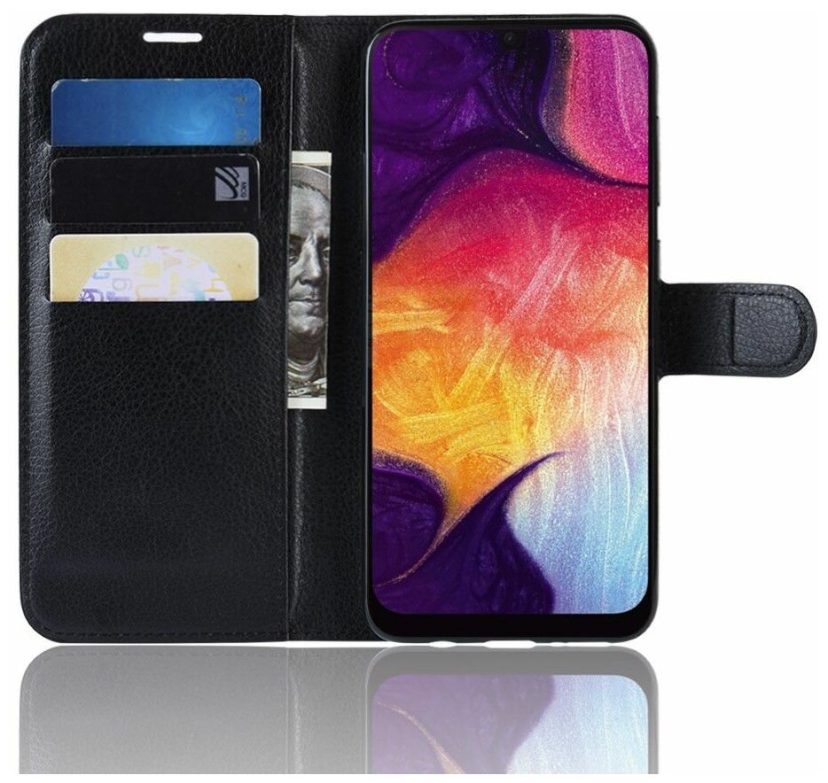 Brodef Wallet чехол книжка для Samsung Galaxy A50 / Galaxy A30s черный