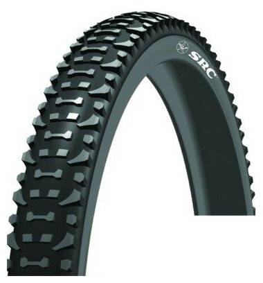 фото Покрышка для велосипеда 26' × 1,95' дюймов (54-559) черная, SRC