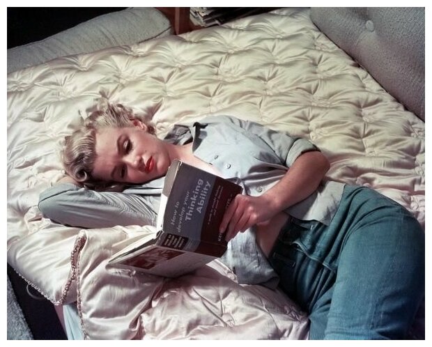 Постер на холсте Монро Мерилин (Marilyn Monroe) №10 38см. x 30см.