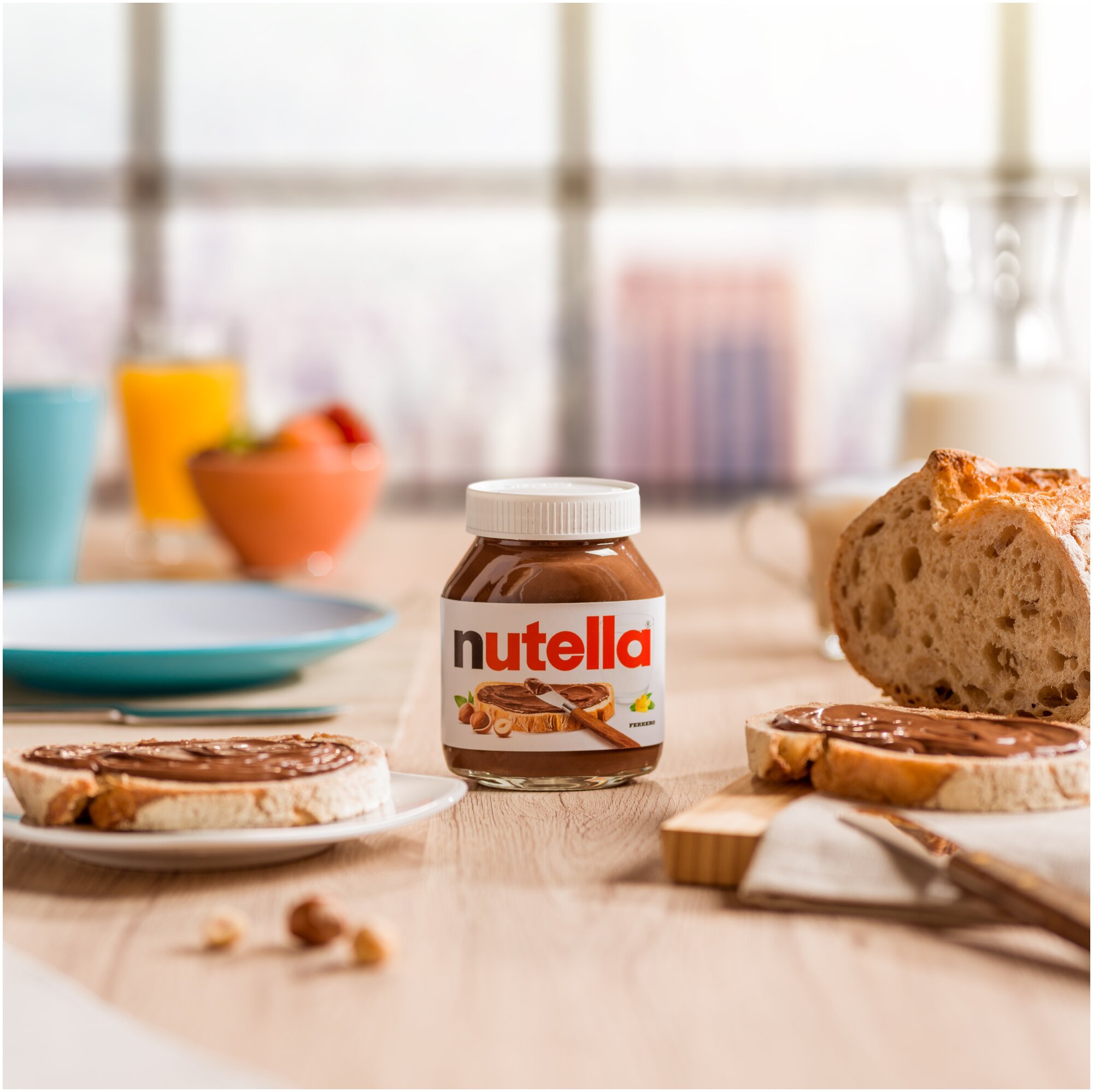 Паста ореховая Nutella с добавлением какао, 350 г - фотография № 6