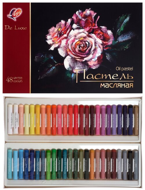 Луч Пастель масляная Люкс 48 цветов (30С 1940-08) разноцветный