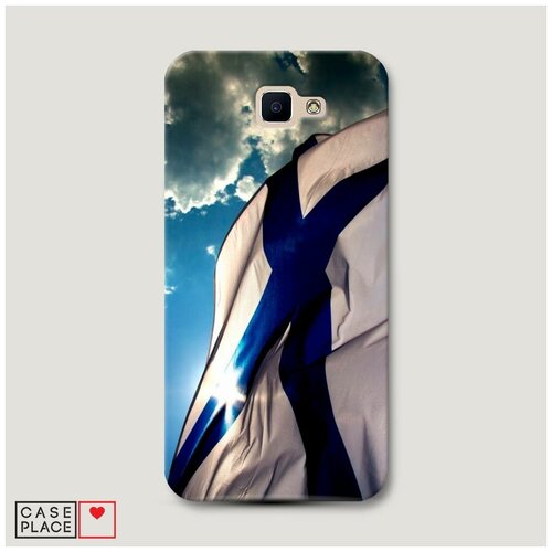 фото Чехол пластиковый samsung galaxy j5 prime 2016 вмф развевающйся флаг case place