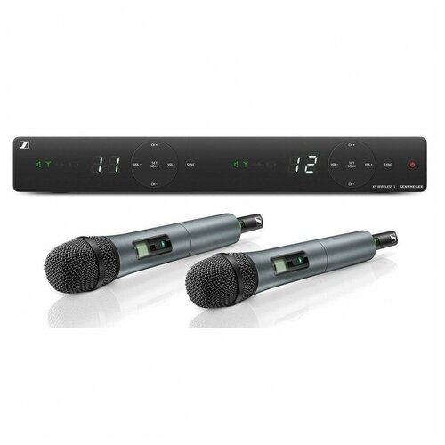 Sennheiser XSW 1-825 DUAL-B двойная вокальная радиосистема с двумя ручными передатчиками 11170300₽