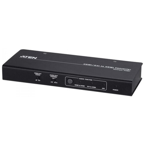 Конвертер ATEN VC881 / VC881-AT-G, 4K HDMI /DVI в HDMI Конвертер с функцией извлечения . ATEN VC881-AT-G конвертер aten vc182 at g vga audio