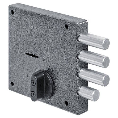 Замок накладной kerberos (KERBEROS) сувальдный с задвижкой 111.11.043, 5 кл.