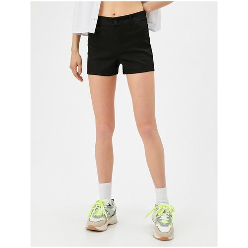 фото Шорты koton women, 1yak03300dd, цвет: black, размер: 40