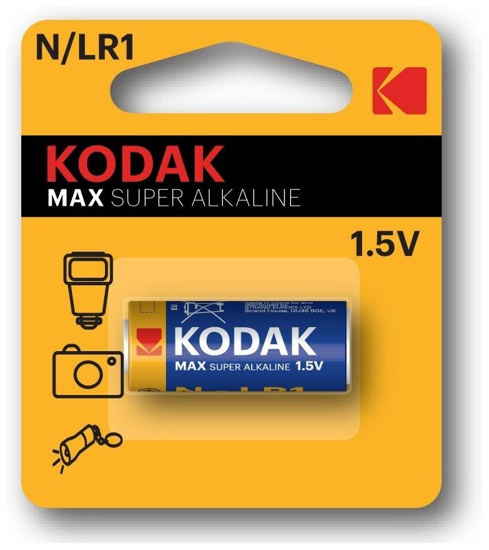 Батарейка Kodak LR1-1BL /N ULTRA