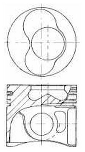 Поршень Dm.81.01x2.5x2.0x3.0 +0.50 Цена За 1 Шт. Vw Crafter 30-35 2,5Tdi 06-> Mot. bjl/Bjm/Ceca/Cecb NURAL арт. 87-421007-30