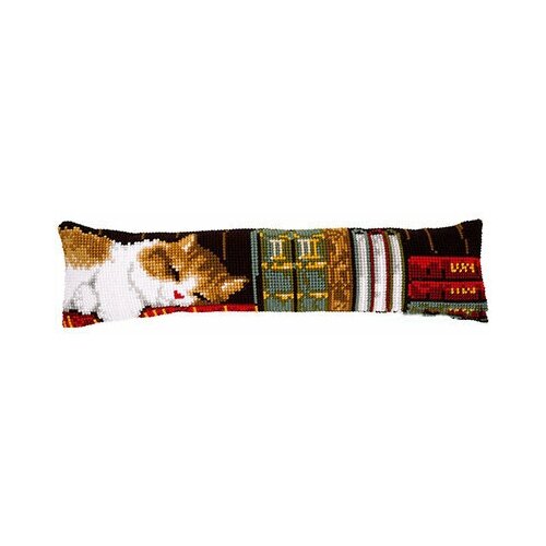 фото Vervaco" наборы для вышивания 1235 "подушка" pn-0148238 "спящая кошка