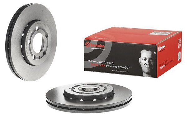 Тормозной диск передний brembo 09.7011.11