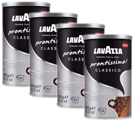 Кофе растворимый Lavazza Prontissimo Classico (Классико) сублимированный, ж/б, 4x95г