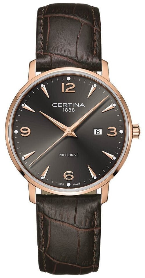 Наручные часы Certina DS Caimano, коричневый