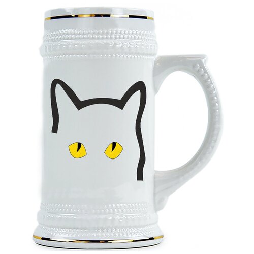 фото Пивная кружка кошачьи ушки drabs