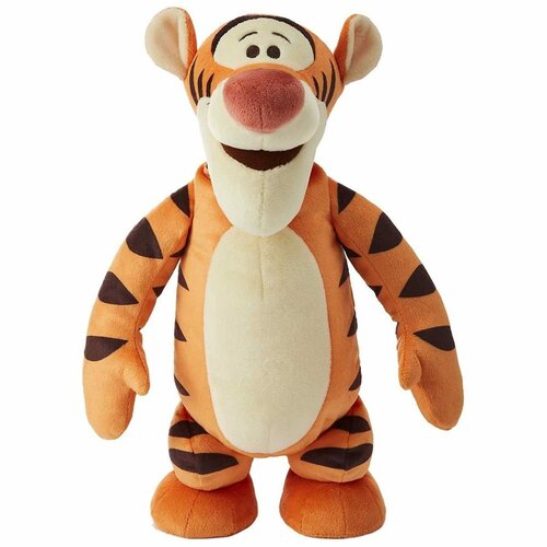 Интерактивная мягкая игрушка Mattel Disney Winnie the Pooh - Tigger, 30 см, оранжевый new disney series winnie the pooh tigger piglet eeyore diamond block puzzle assembled children s toy gift