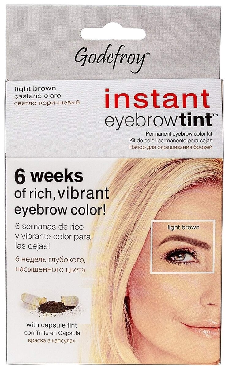 Godefroy - Instant Eyebrow Tint Light Brown