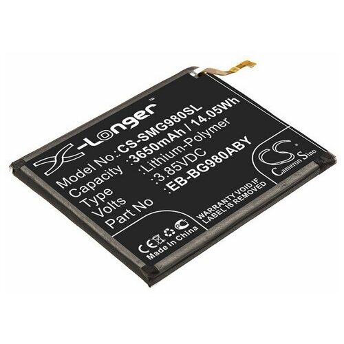 Аккумулятор для телефона Samsung Galaxy S20 (EB-BG980ABY) аккумулятор для samsung galaxy s20 g980f eb bg980aby battery collection 3 86в li ion 1 шт